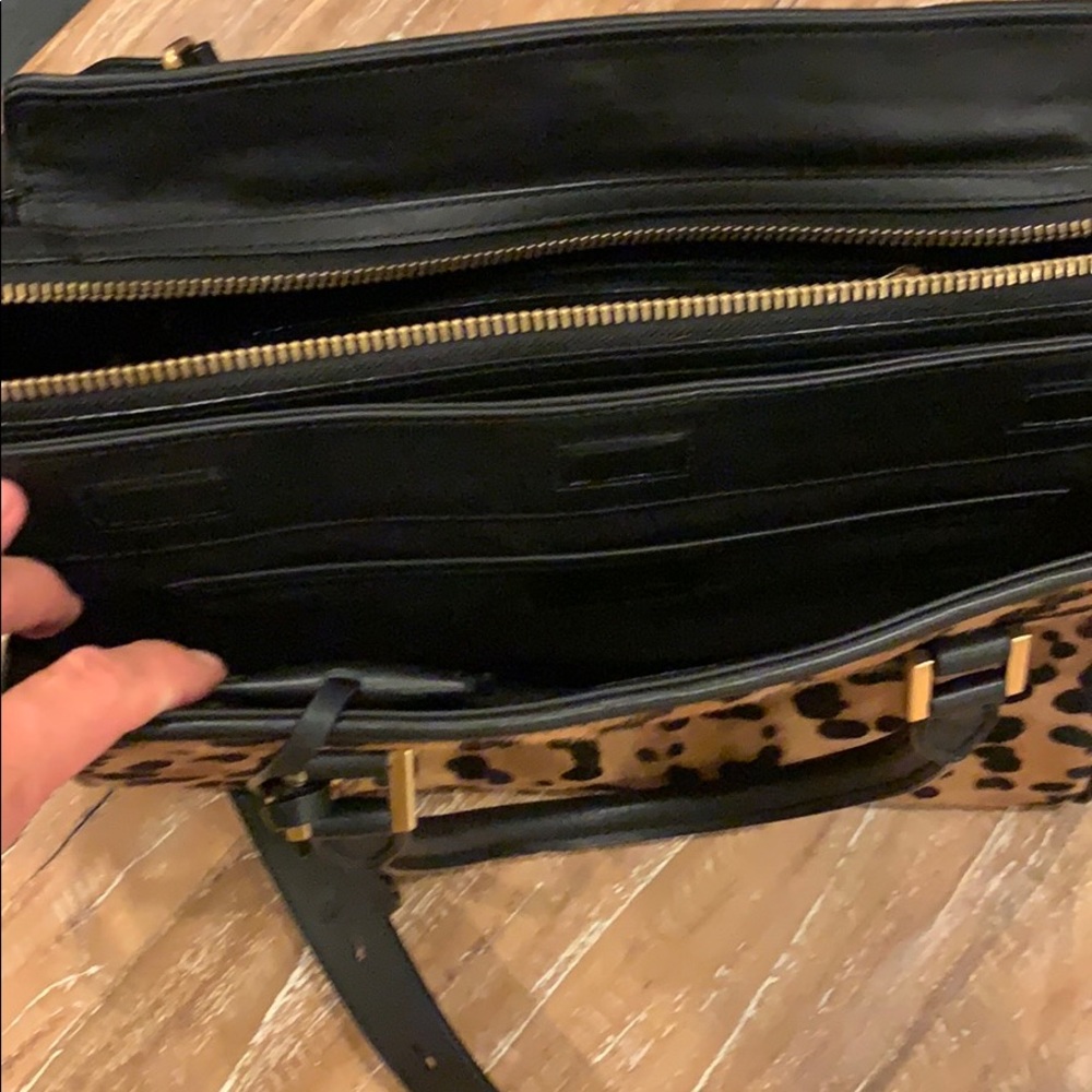 Cole Haan Printed Haircalf Square Satchel - Picture 6 of 6